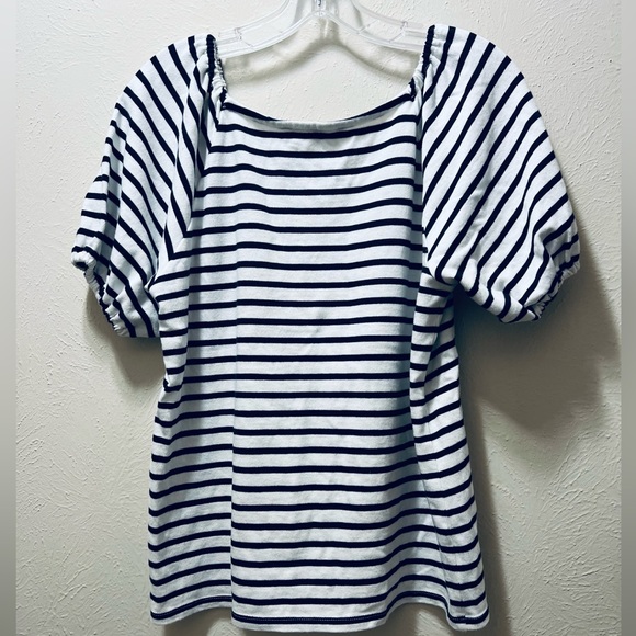 Loft • Navy • Stipe • Top - Picture 3 of 4